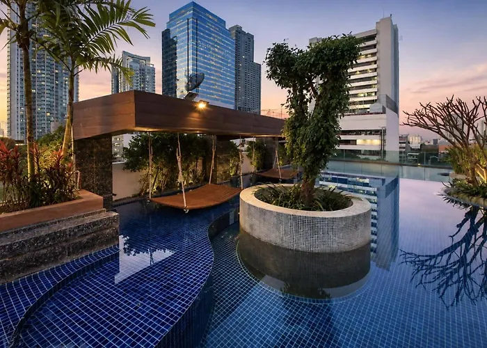 Appartement Contemporary Premier 1br - Ultra Fast Wifi - Bts Nana Bangkok
